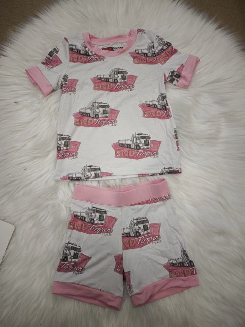 KIDS BND Short set Girls PJs - SIZE 5-6