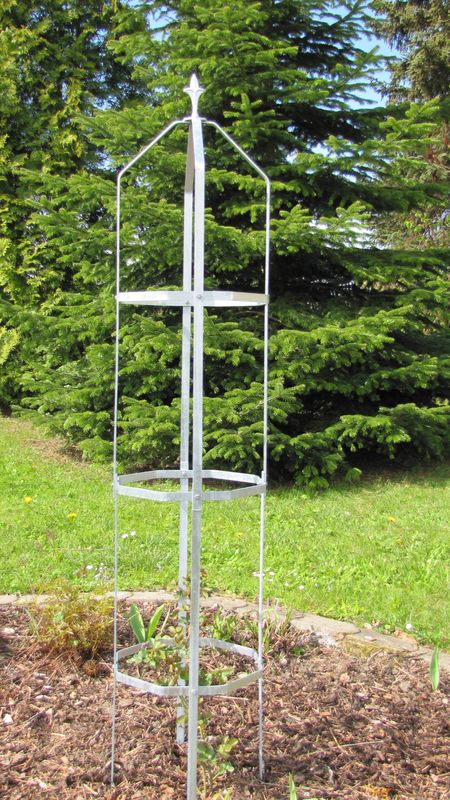 Rosensäule Turin -> Rankhilfe aus verzinktem Stahl‑Vollmaterial