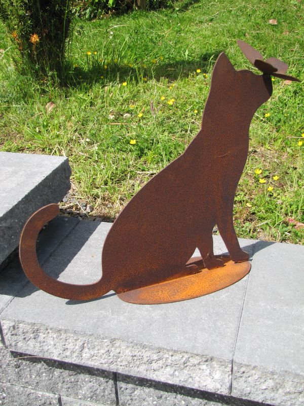 Rusty Cat & Butterfly