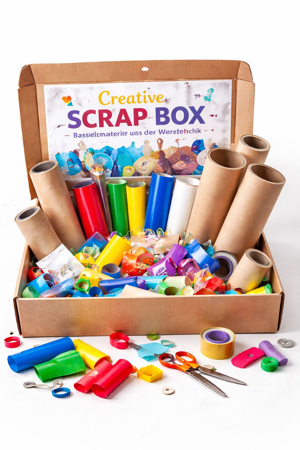 Creative Scrap Box – Bastelmaterial aus der Werbetechnik