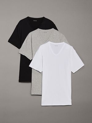 CALVIN KLEIN             Shirts Mit V-Ausschnitt         3er Pack