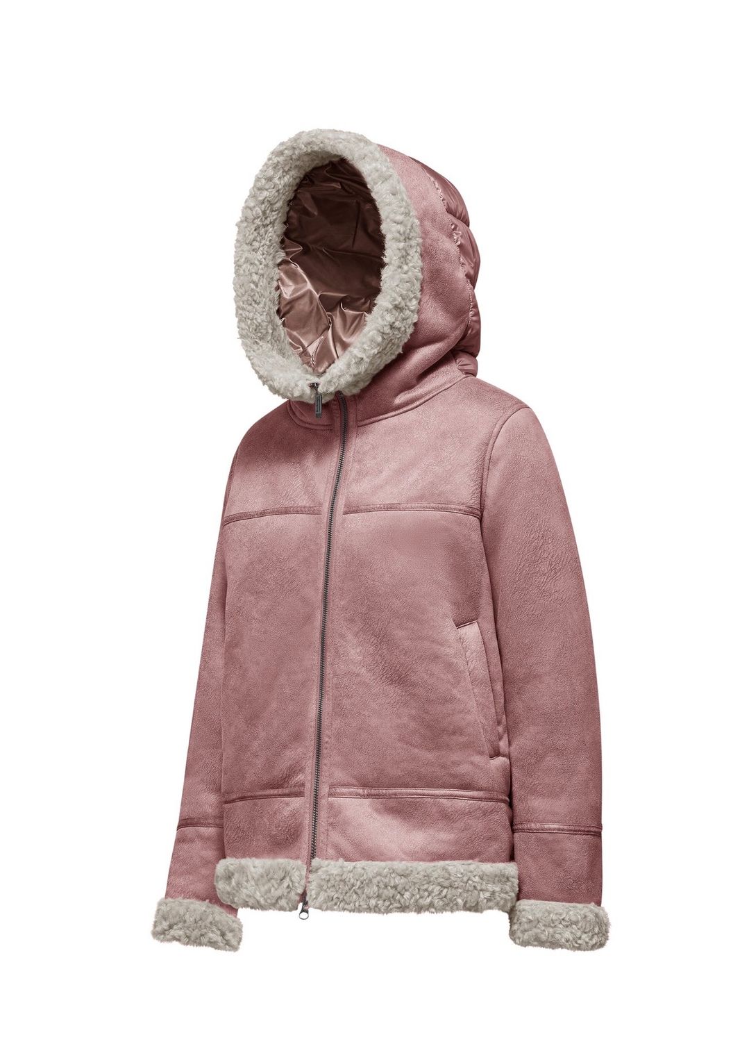 BomboogieMetz Jacke im Shearling-Look mit Fell