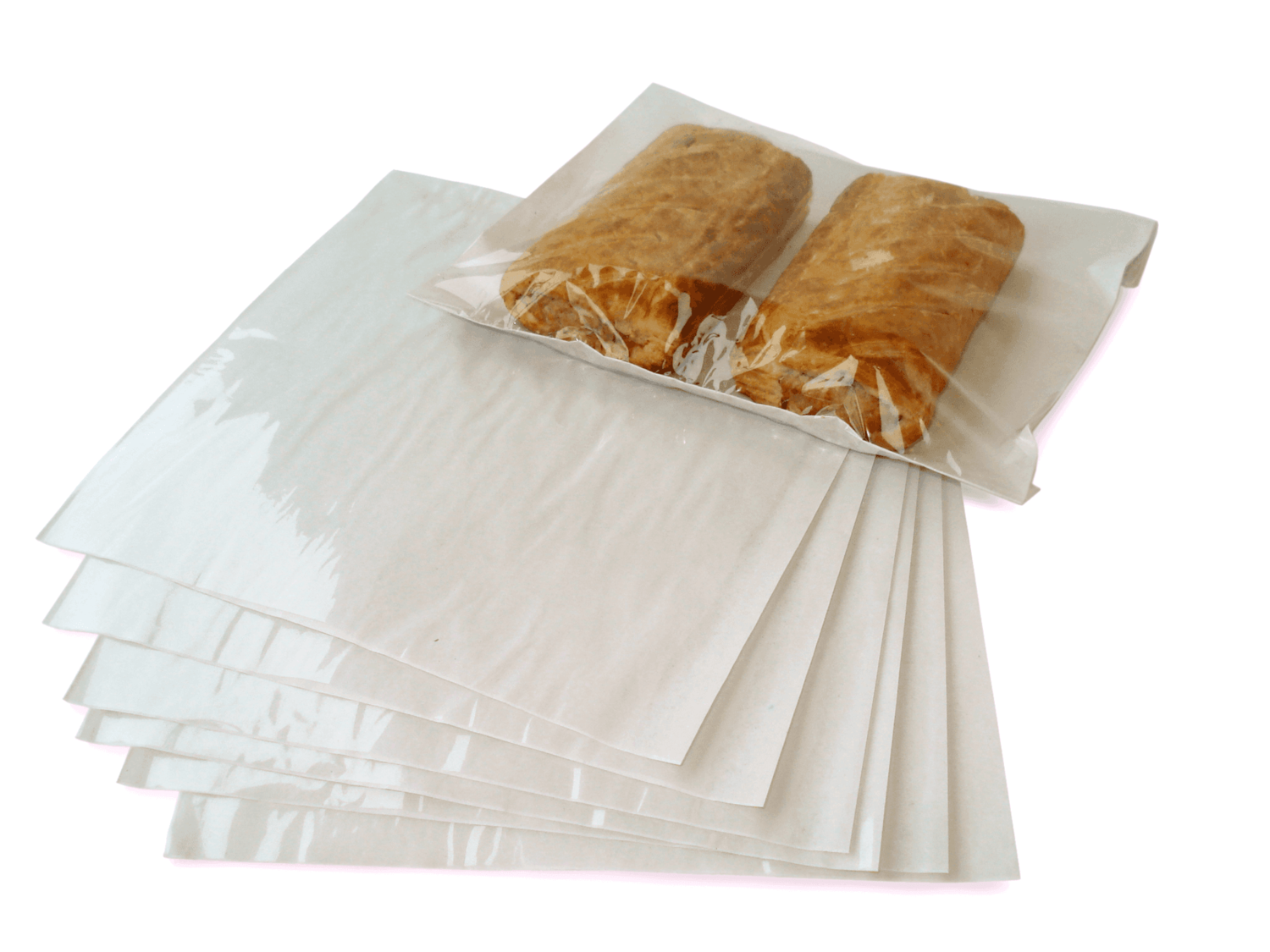 White 8 5x8 5 12mu Film Fronted Paper Bags 1x1000 Pape107