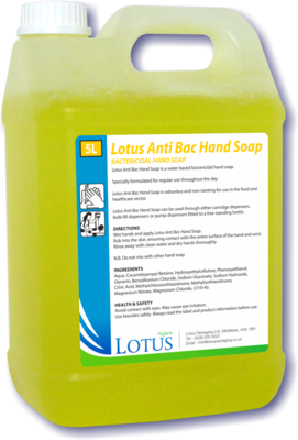 HAND SOAP LIQUID 5L BIODOX CODE213 (2x5L)HYGI300