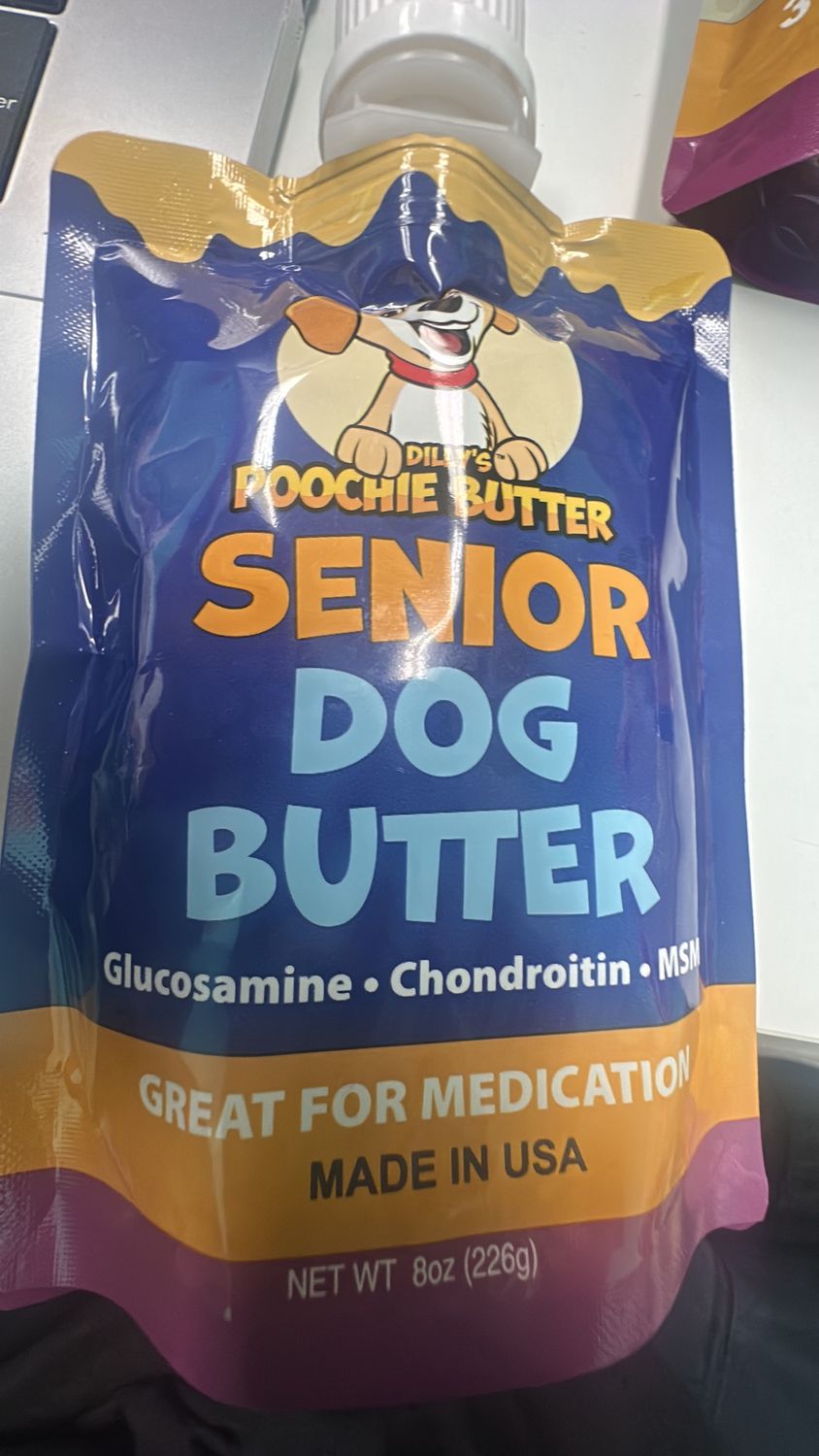 pochie butter senoir dog butter