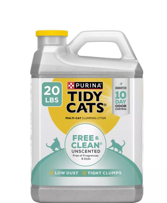 Tidt Cats Kitty Litter Unsented 20Lb