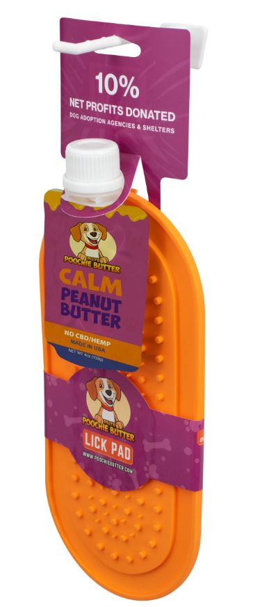 4oz Dog Calming Butter + Oval Lick Mat