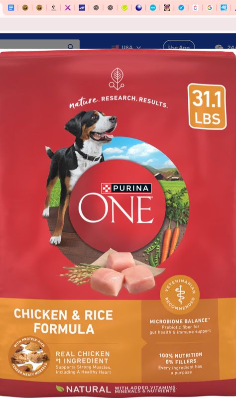 Purina one lamb &amp; rice 31.1lb