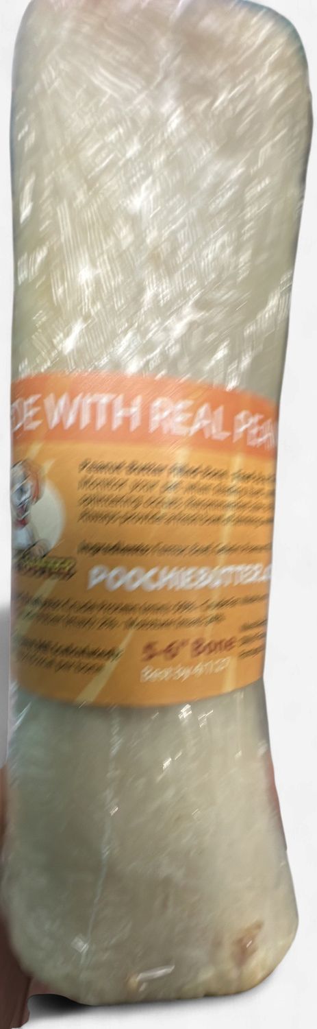 Beef Femur Bone with Real Peanut Butter