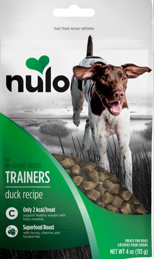 Nulo Duck Recipe Grain-Free Dog Training Treats, 4-oz bag