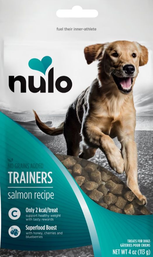 Nulo Salmon Recipe Grain-Free Dog Training Treats, 4-oz bag