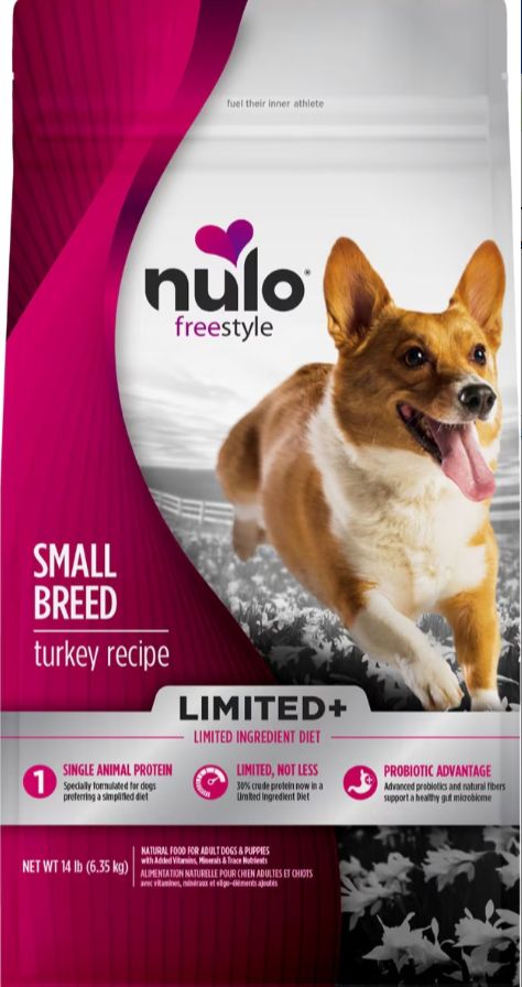 Nulo FreeStyle Limited Ingredient Turkey Recipe Small Breed High-Protein &amp; Grain-Free Puppy &amp; Adult Dry Dog Food, 4-lb bag