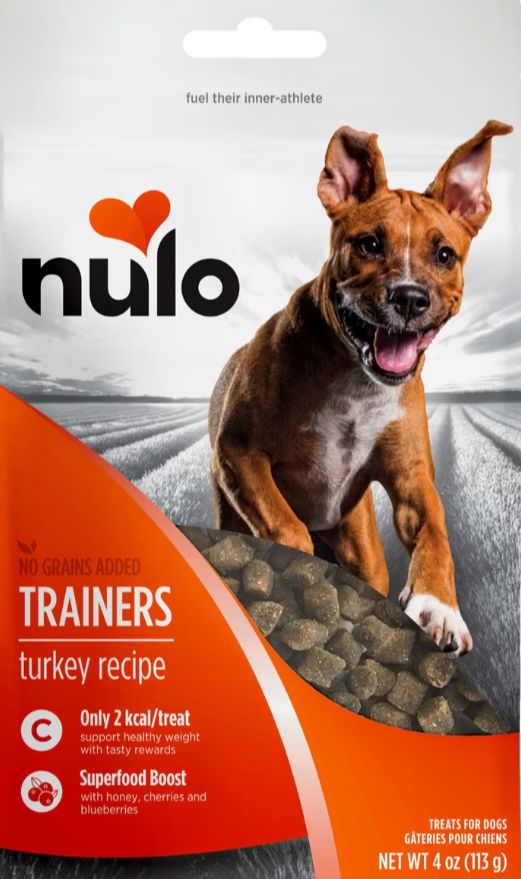 Nulo Turkey Recipe Grain-Free Dog Training Treats, 4-oz bag