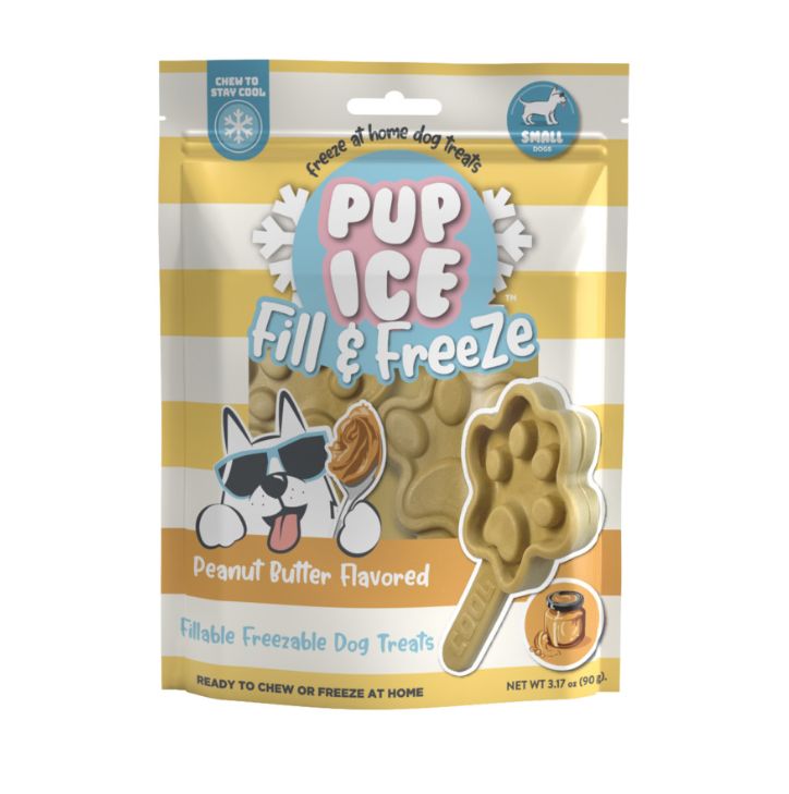 Spot Pup Ice Fill &amp; Freeze Dog Treats Peanut Butter, 1ea/3 pk