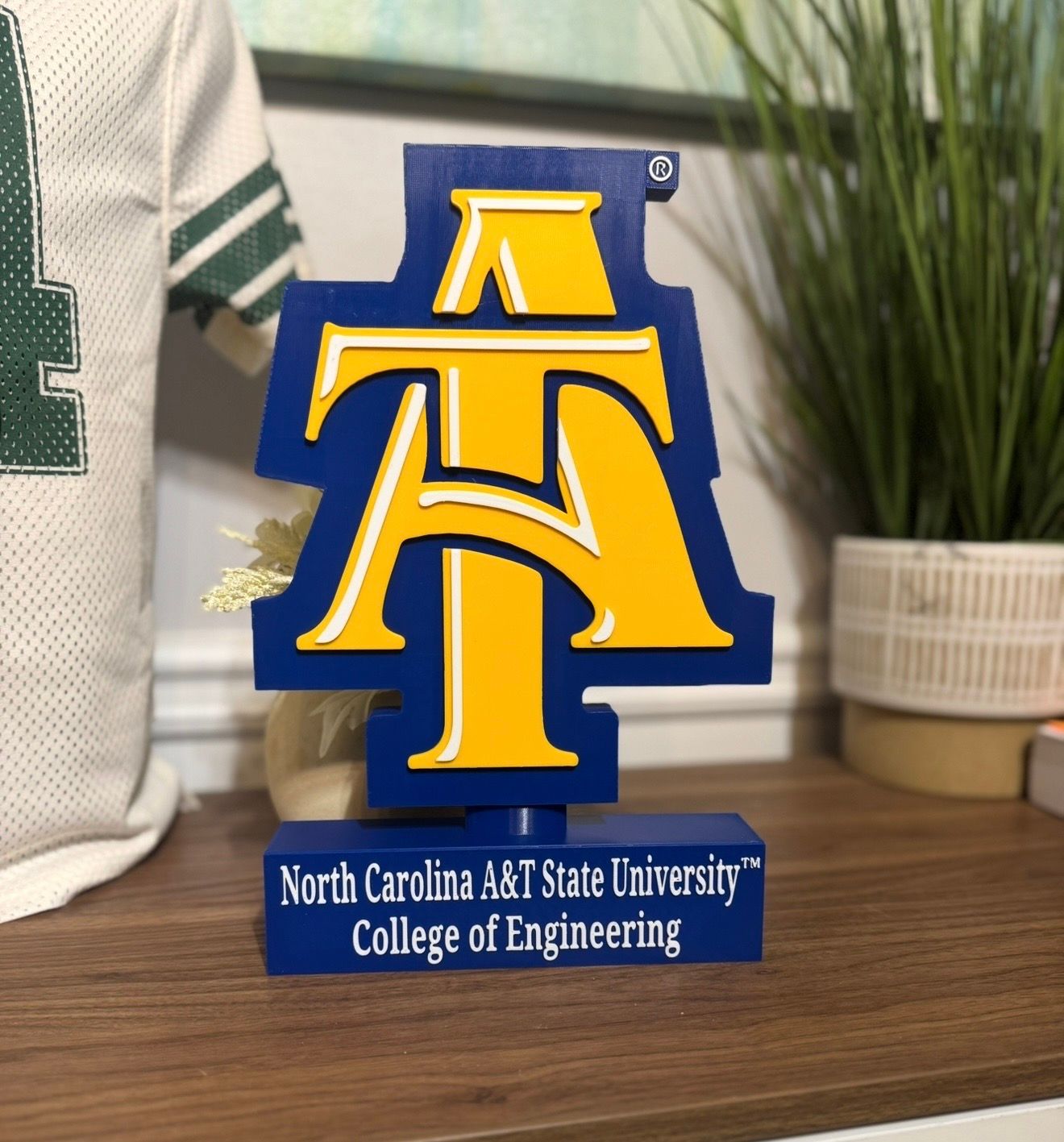 North Carolina A&amp;T State University 3D Desk Sign (Engineering)