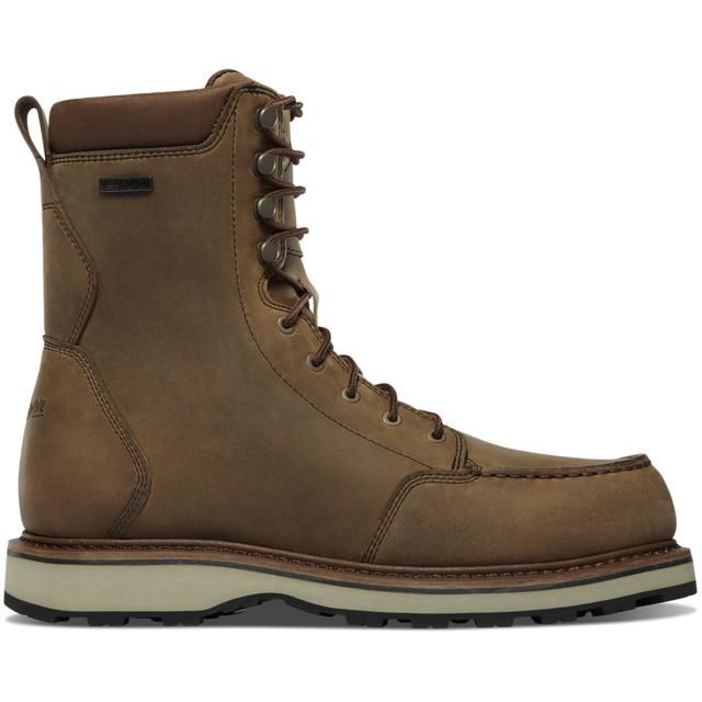 Men's Cedar River Moc Toe Hunter 8" Timberwolf - 14304, product_size_1: 7.5, product_size_2: Men's EE - Wide