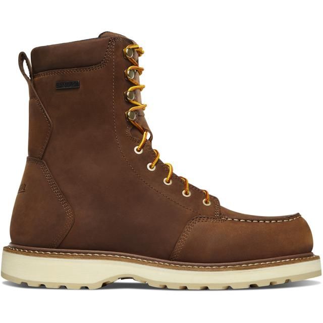 Men&#39;s Cedar River Moc Toe 8&quot; Brown AL - 14303