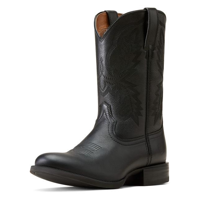 Men's Sport Stratten Cowboy Boot - 10046870, Color: Black Deertan, product_size_1: 10, product_size_2: EE / Wide