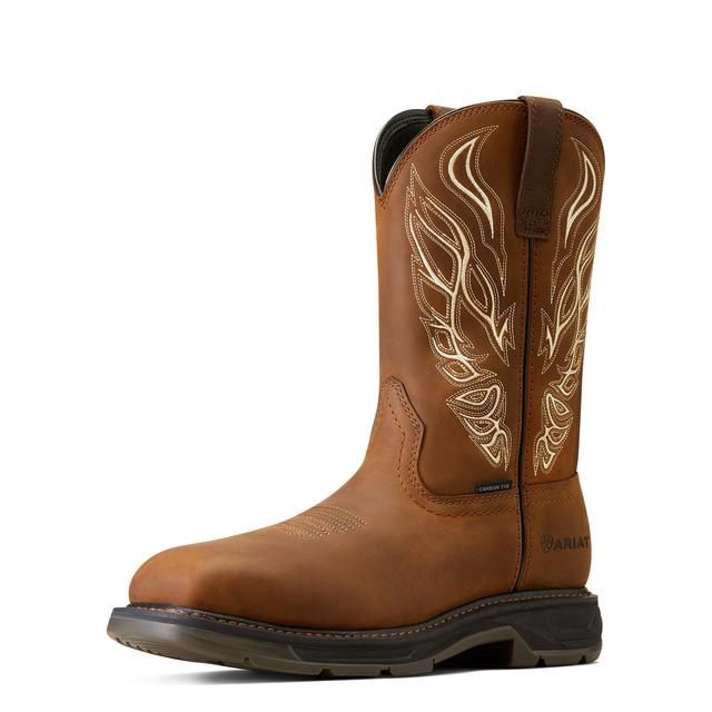 Men's WorkHog XT Phoenix Carbon Toe Work Boot - 10046931, Color: Distressed Brown, product_size_1: 10, product_size_2: EE / Wide