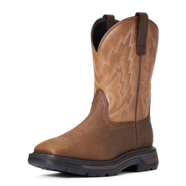 Men's Big Rig Work Boot - 10033963, Color: Rye Brown, product_size_1: 10, product_size_2: EE / Wide