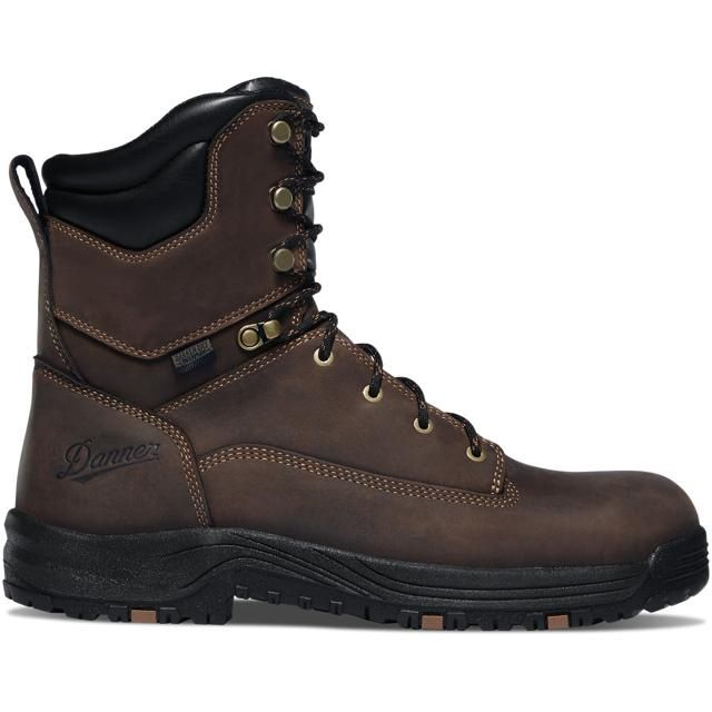 Men's Caliper 8" Brown AL - 19459, product_size_1: 14, product_size_2: Men's EE - Wide
