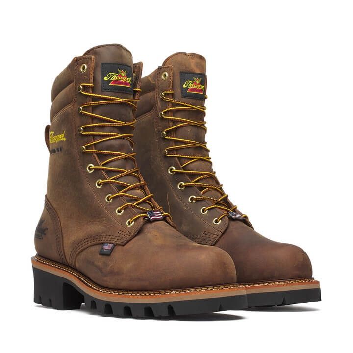 Logger Series – 9″ Brown Stud Horse Waterproof - 804-3555