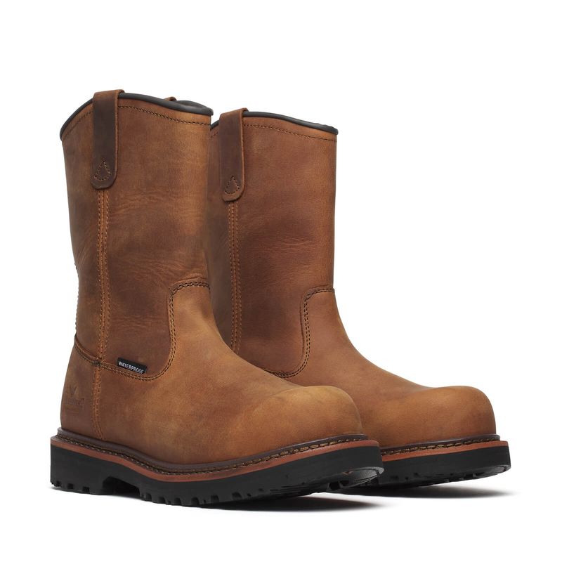 V-Series Waterproof – Wellington Crazy Horse Safety Toe - 804-3239