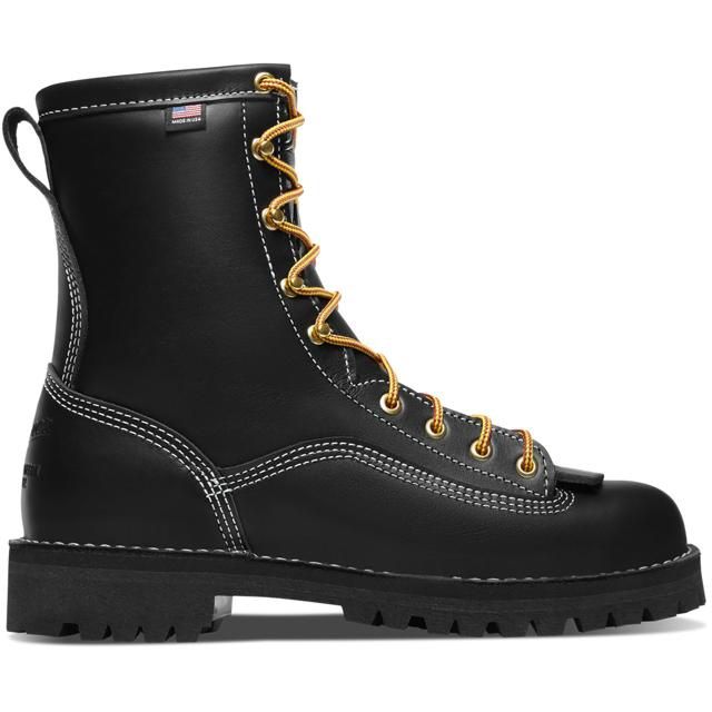 Men's Super Rain Forest 8" Black - 11500, product_size_1: 8.5, product_size_2: Men's D - Medium