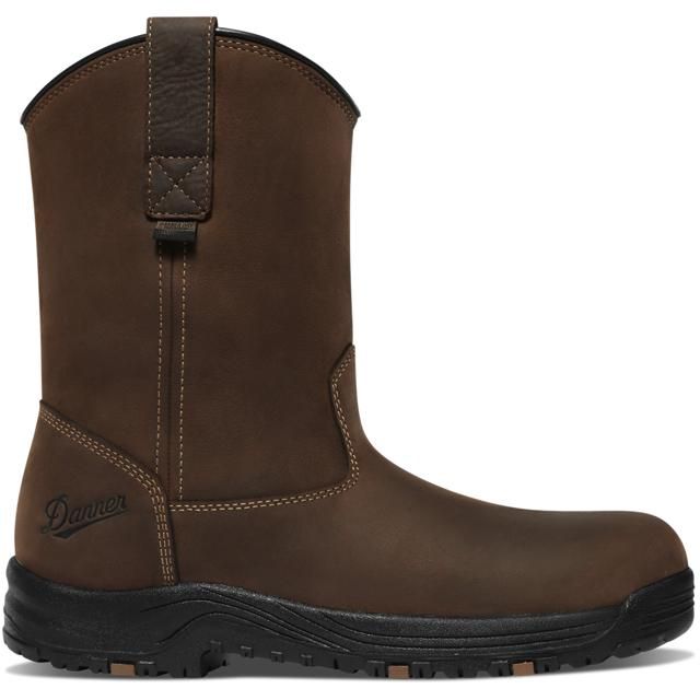 Men's Caliper Wellington 10" Brown - 19490, product_size_1: 11.5, product_size_2: Men's EE - Wide