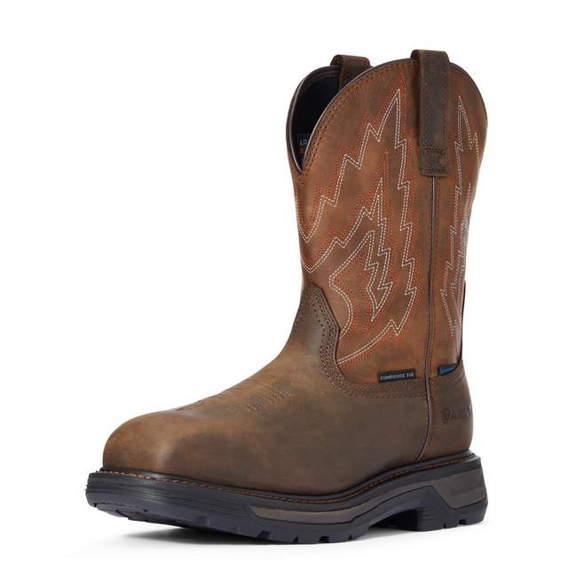 Men's Big Rig Waterproof Composite Toe Work Boot - 10033993, Color: Dark Brown, product_size_1: 10, product_size_2: EE / Wide