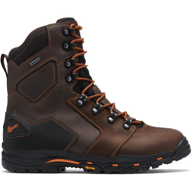 Men's Vicious 8" Brown - 13866, product_size_1: 10.5, product_size_2: Men's EE - Wide