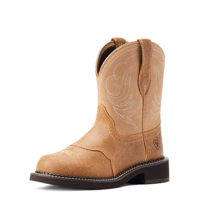 Women's Fatbaby Heritage Dapper Western Boot - 10044537, Color: Wicker, product_size_1: 10, product_size_2: C / Wide