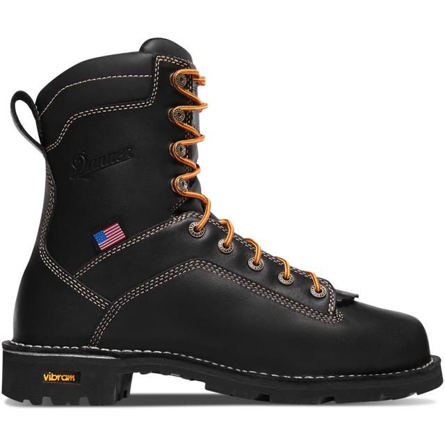Men's Quarry USA 8" Black - 17309, product_size_1: 9, product_size_2: Men's EE - Wide