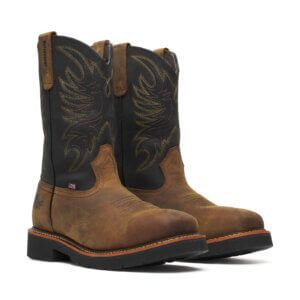 SQUARE TOE WELLINGTON – WATERPROOF – 11″ SAFETY TOE - 804-4330
