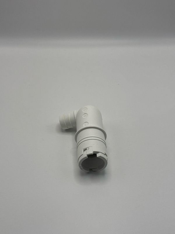 Druckabgangsbogen (lang) inkl. Rückstauklappe