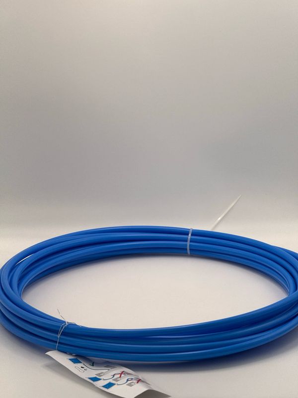 Pneumatikschlauch blau 10m geschnitten &amp; gebunden