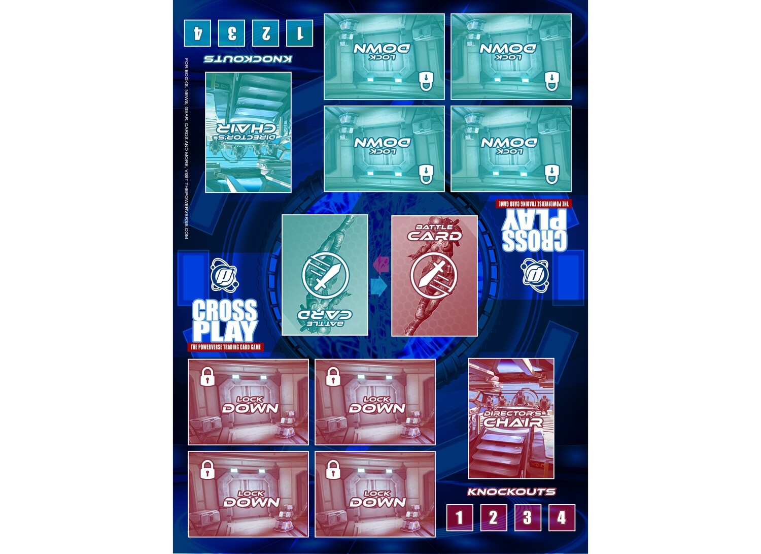 PowerVerse CROSS PLAY game mat PowerVerse CROSS PLAY game mat