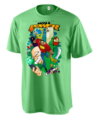 THE LEGEND OF WILL POWER™ HERE COMES WILL T-SHIRT