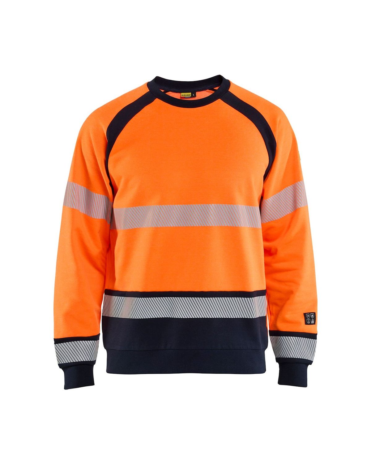 Sweat orange haute visibilité multinormes inhérent BLAKLADER Sweat orange haute visibilité multinormes inhérent BLAKLADER