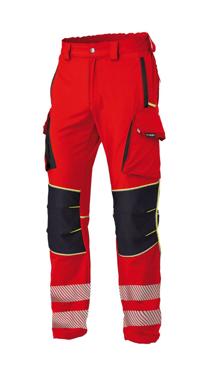 Pantalon haute visibilité ENERGY rouge SIGGI Pantalon haute visibilité ENERGY rouge SIGGI