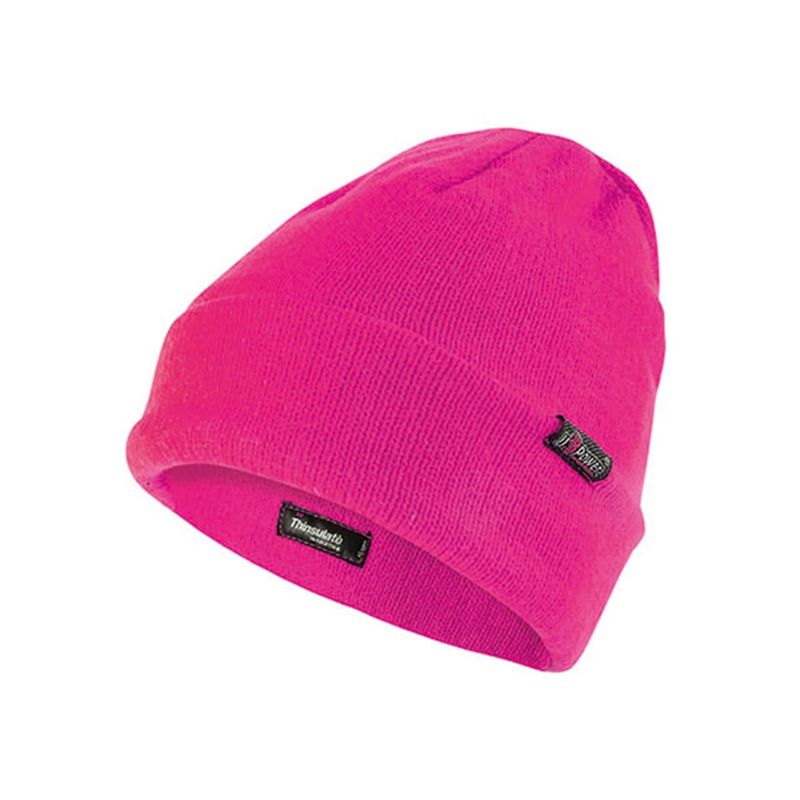 Bonnet d’hiver entièrement doublé en Thinsulate® rose fluo UPOWER