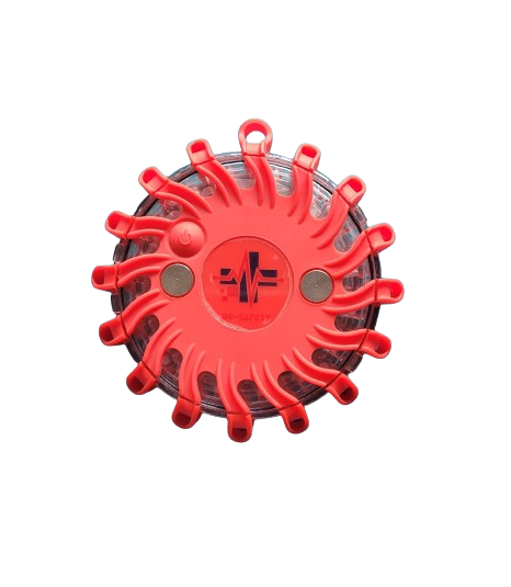 Balise de signalisation led rouge magnétique et rechargeable BG-SAFETY