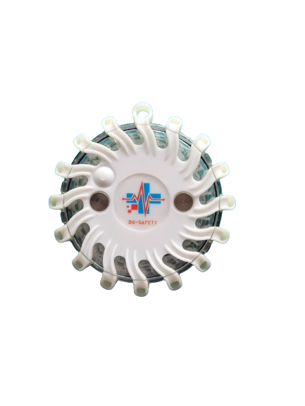 Balise de signalisation led blanche magnétique et rechargeable BG-SAFETY