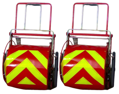 Lot 2 Housses bâches de signalisation centrale pour dévidoir côté gauche et droit - véhicule incendie rétro réfléchissant Lot 2 Housses bâches de signalisation centrale pour dévidoir côté gauche et droit - véhicule incendie rétro réfléchissant