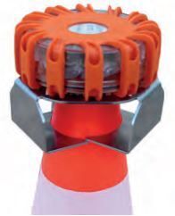 Support de balise lumineuse pour cône de signalisation Support de balise lumineuse pour cône de signalisation