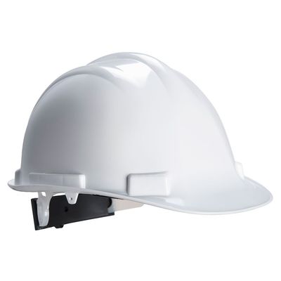 Casque de sécurité Expertbase à crémaillère (carton de 120) blanc PORTWEST Casque de sécurité Expertbase à crémaillère (carton de 120) blanc PORTWEST