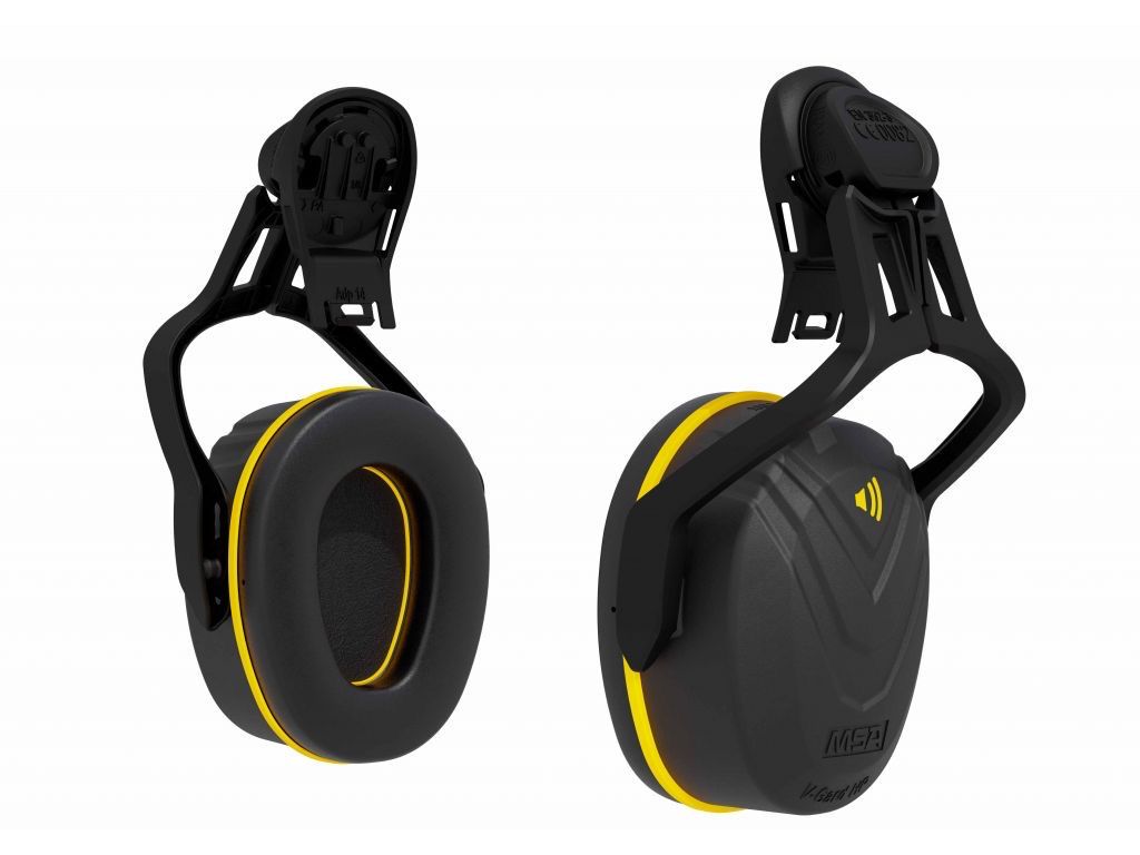 Coquilles antibruit pour casque MSA Gallet F2XR ou V-GARD SNR 32db Coquilles antibruit pour casque MSA Gallet F2XR ou V-GARD SNR 32db