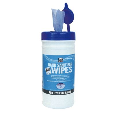 Lingettes désinfectantes (200 lingettes) Bleu PORTWEST Lingettes désinfectantes (200 lingettes) Bleu PORTWEST