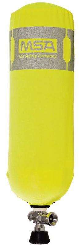 Housse de protection pour bouteille ARI basique jaune MSA Housse de protection pour bouteille ARI basique jaune MSA