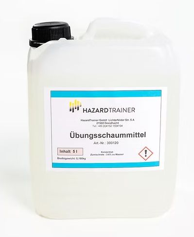 Agent moussant de formation / d’entrainement pour extincteur de formation - utilisation avec de l'eau HazardTrainer Agent moussant de formation / d’entrainement pour extincteur de formation - utilisation avec de l'eau HazardTrainer